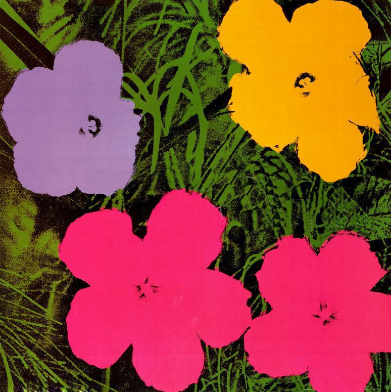 Andy Warhol Flowers 1970 painting anysize 50 off